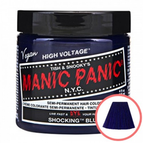 MANIC PANIC HIGH VOLTAGE CLASSIC CREAM FORMULAR HAIR COLOR (33 SHOCKING BLUE)